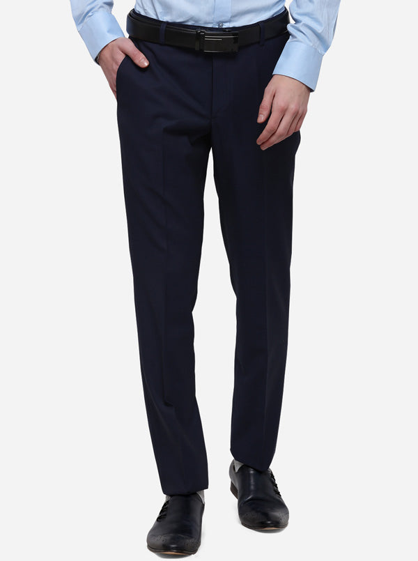 Men's Formal Nine Pants Slim Fit Trousers Vintage Korean Stretch Straight  Casual | eBay